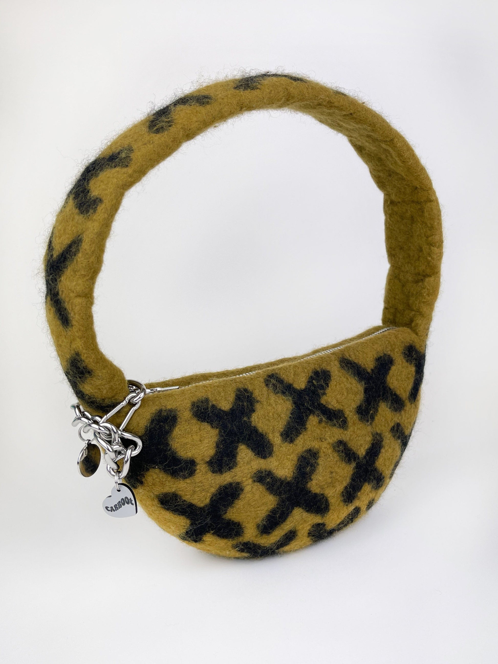 1 of 1 Crescent Kisses Bag - Khaki / Black-Carboot-APOC STORE