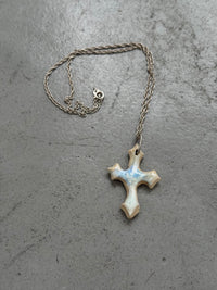 Ceramic Pendant Cross-Crystal-APOC STORE