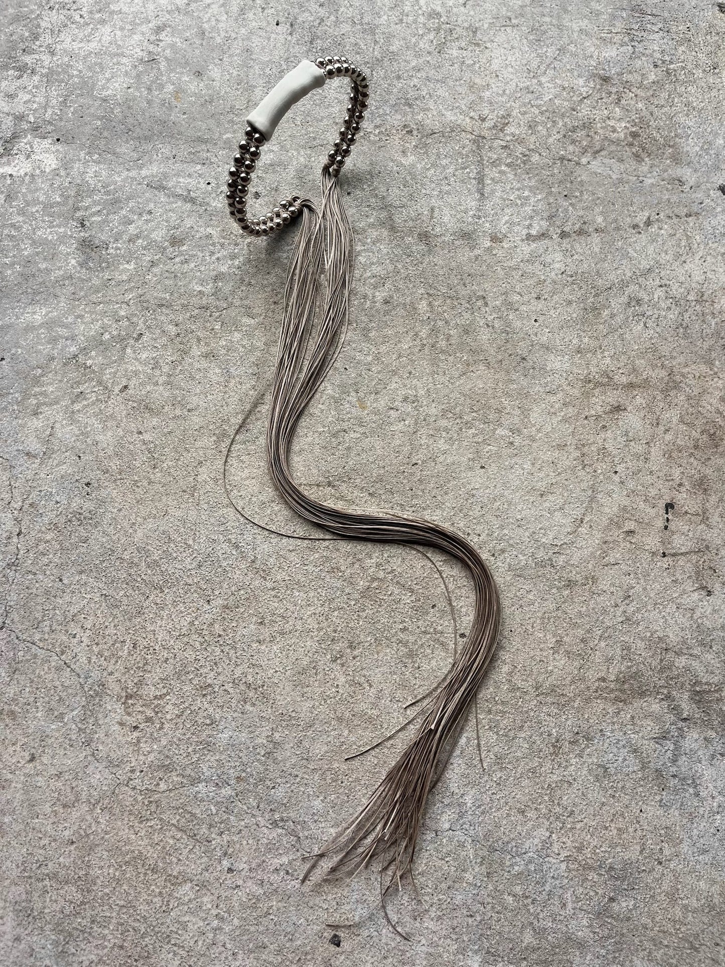 Dusty woven choker-TÔGENESIS-APOC STORE