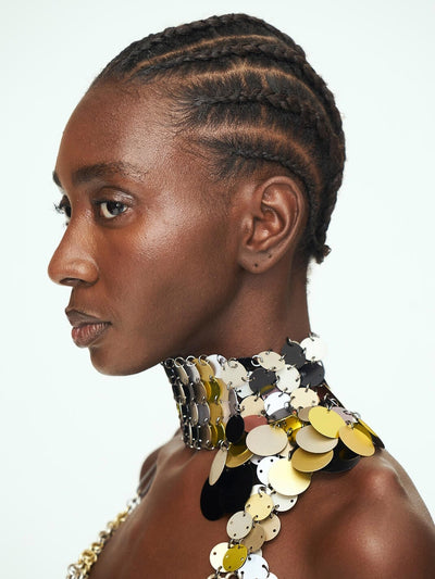Aluminum Disc Choker - PARTY-JALACONDA-APOC STORE