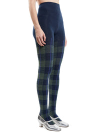 Classic Naomi Tights Pine Blue and Green-LAKRAS-APOC STORE