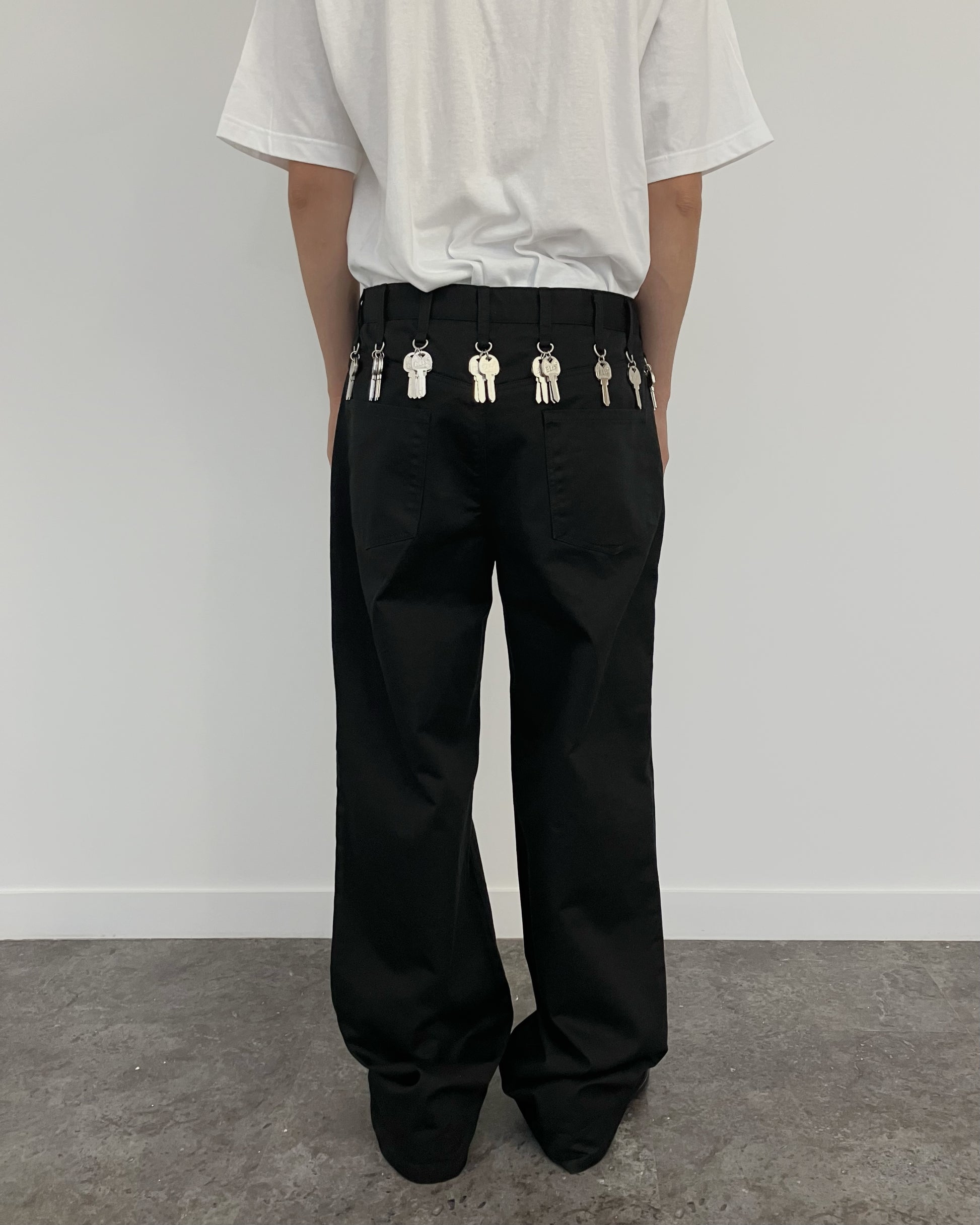 MULTI-RING PANTS BLACK-EGNARTS-APOC STORE