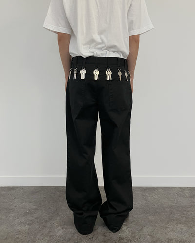MULTI-RING PANTS BLACK-EGNARTS-APOC STORE