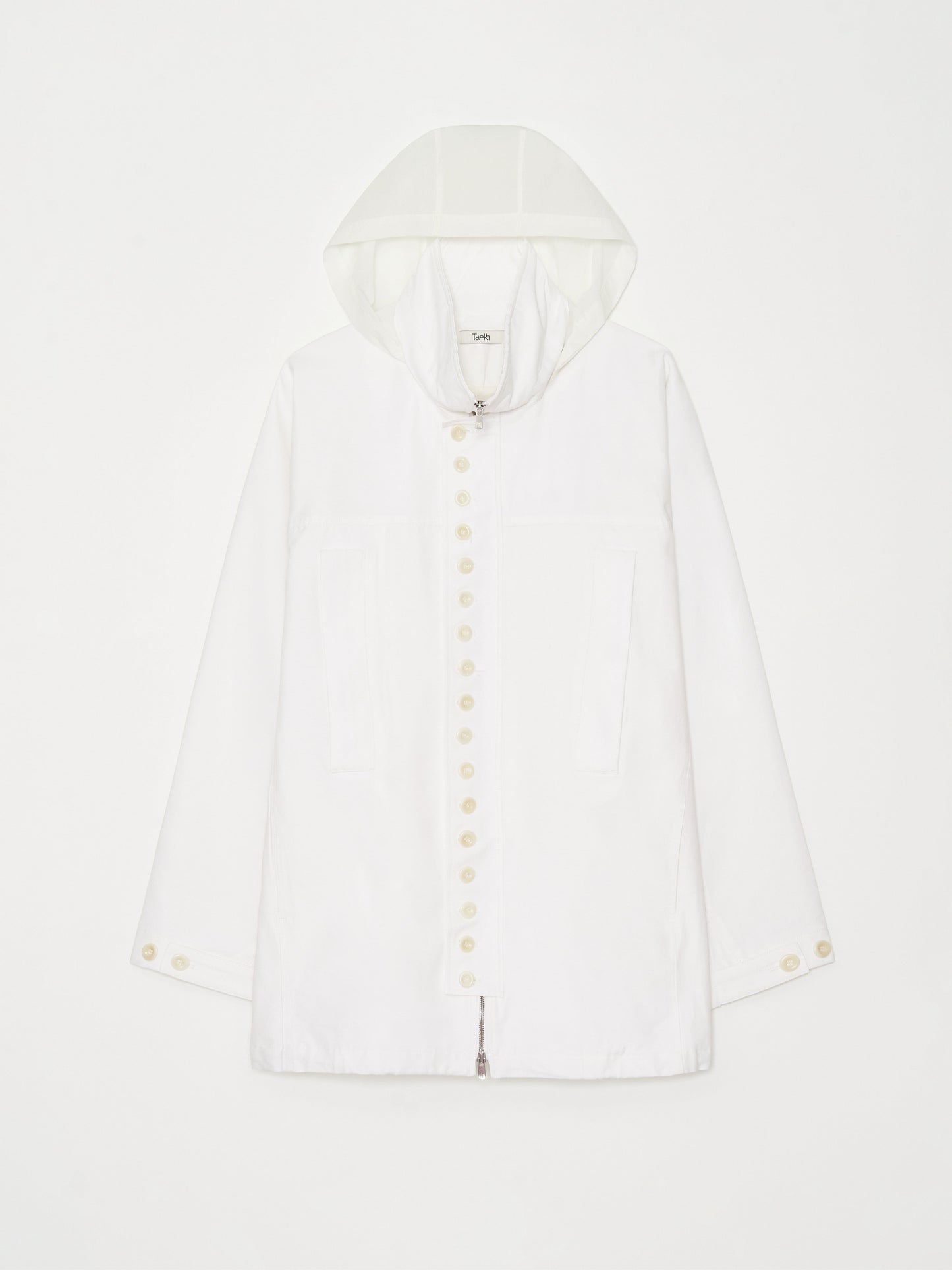 Buttoned up Mountain Parka 001 - White-Taekh-APOC STORE