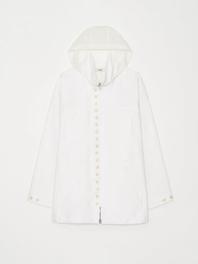 Buttoned up Mountain Parka 001 - White-Taekh-APOC STORE