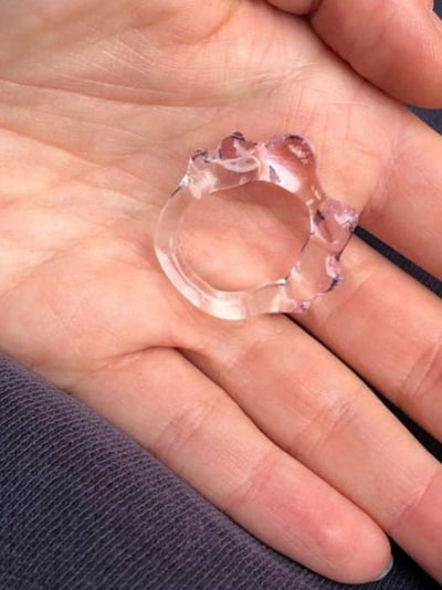 Soft Organic Glass Ring 0105-Rain and Rivers-APOC STORE