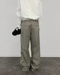 HIDDEN POCKET TROUSERS KHAKI GRAY-EGNARTS-APOC STORE