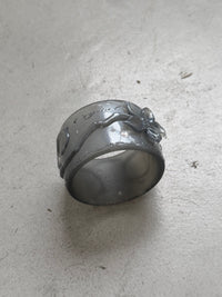 Flower Bangle - Foggy Obsidian-Crystal Toybox-APOC STORE