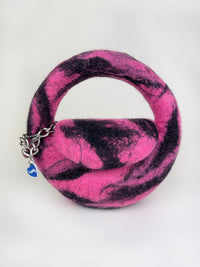 1 of 1 Mini Round Bag - Fuschia / Black-Carboot-APOC STORE