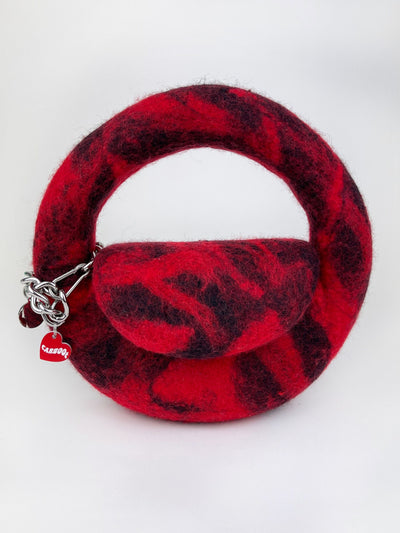 1 of 1 Mini Round Bag - Red / Black-Carboot-APOC STORE