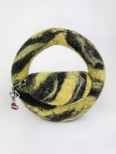1 of 1 Mini Round Bag - Yellow / Black-Carboot-APOC STORE