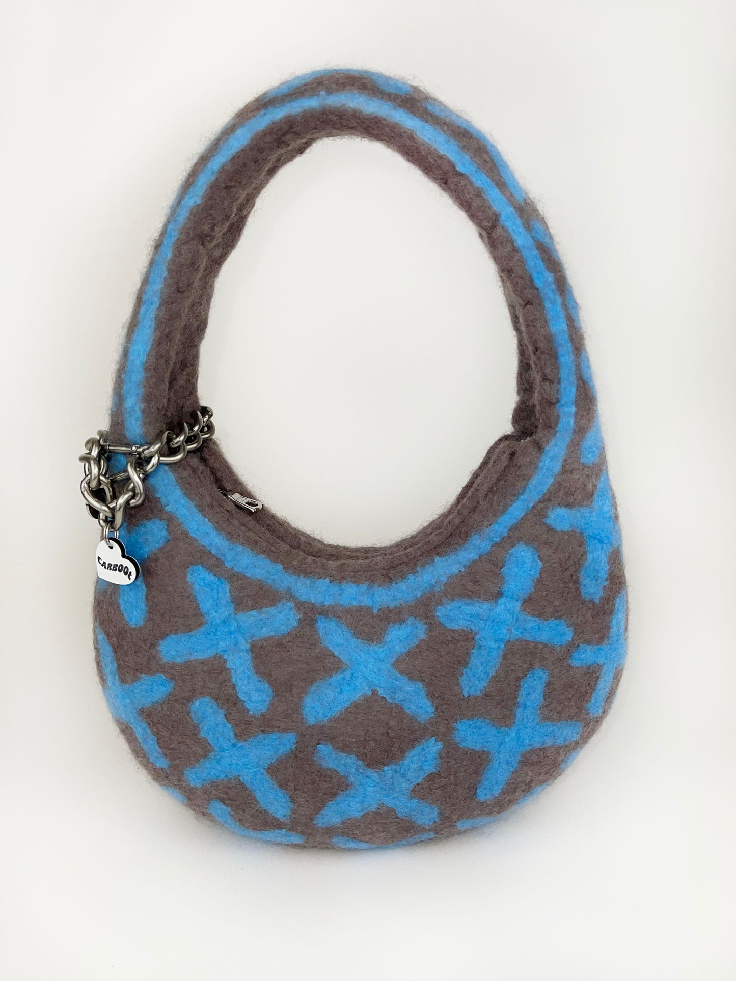 1 of 1 Saddle Bag - Mink / Blue-Carboot-APOC STORE
