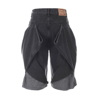 surgery bermuda folding pants 'black'-Surgery-APOC STORE