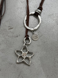 Iron Vine Necklace-Crystal-APOC STORE