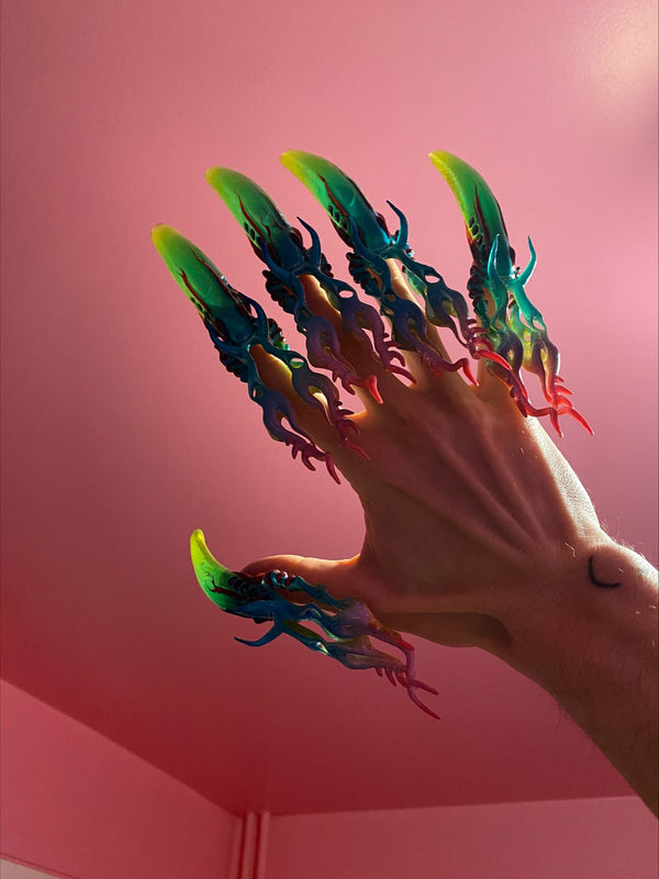 Exotic Giger Blue Green-Texto Dallas-APOC STORE