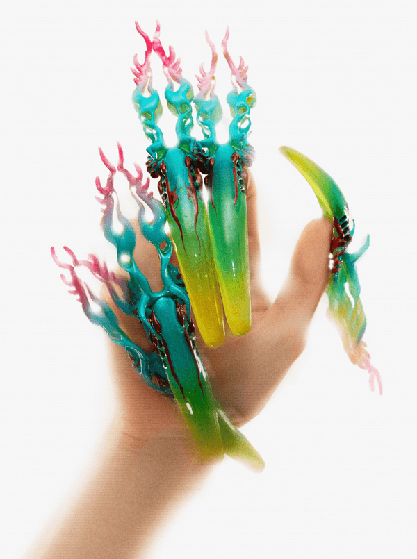 Exotic Giger Blue Green-Texto Dallas-APOC STORE