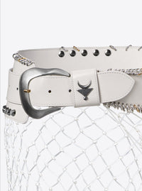 Pirate belt long Ivory-INAN-APOC STORE