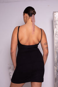 Luna Overlocked Dress-Nadine Mos-APOC STORE