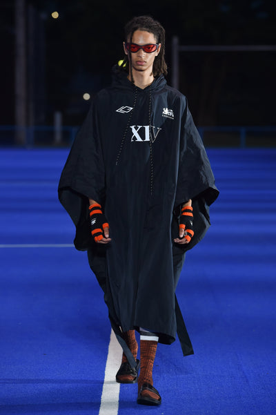 SUPPORTER PONCHO COAT BLACK-Cognomen-APOC STORE