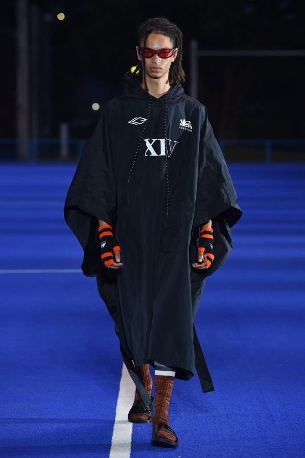 SUPPORTER PONCHO COAT BLACK-Cognomen-APOC STORE