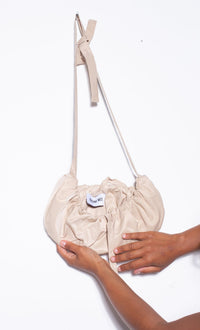 White Sand Croissant Bag-Nadine Mos-APOC STORE
