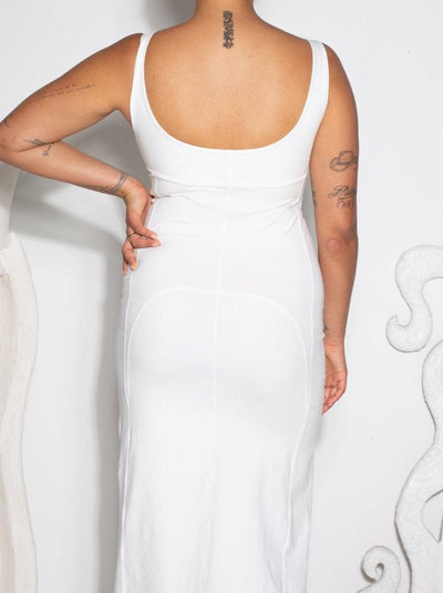 Mona Ivory Dress-Nadine Mos-APOC STORE