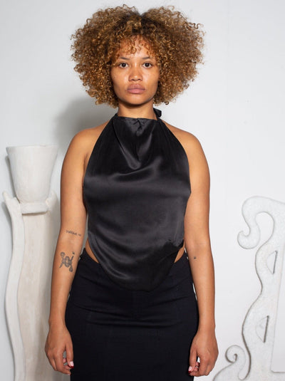 Ebony Bib Shirt-Nadine Mos-APOC STORE