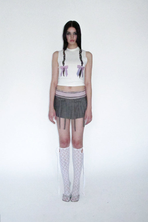 Bow lace socks-Clara Colette Miramon-APOC STORE