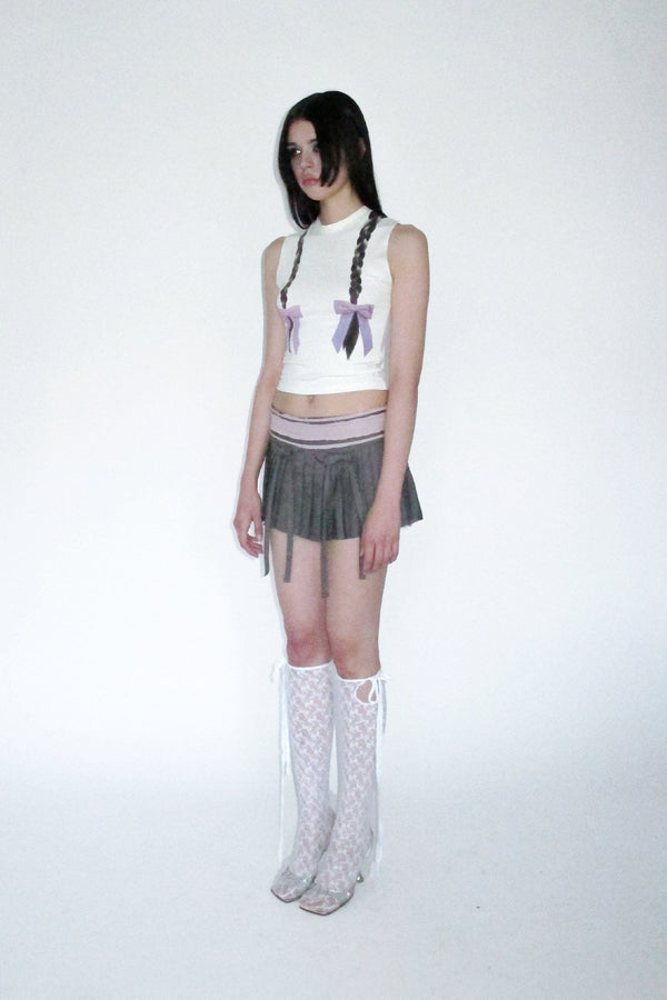 Bow lace socks-Clara Colette Miramon-APOC STORE