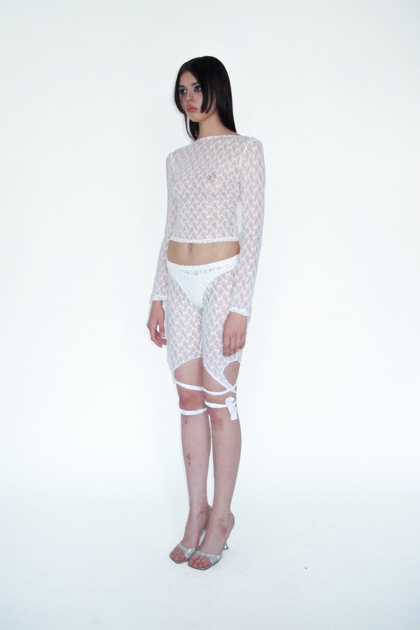 bow lace longsleeve-Clara Colette Miramon-APOC STORE