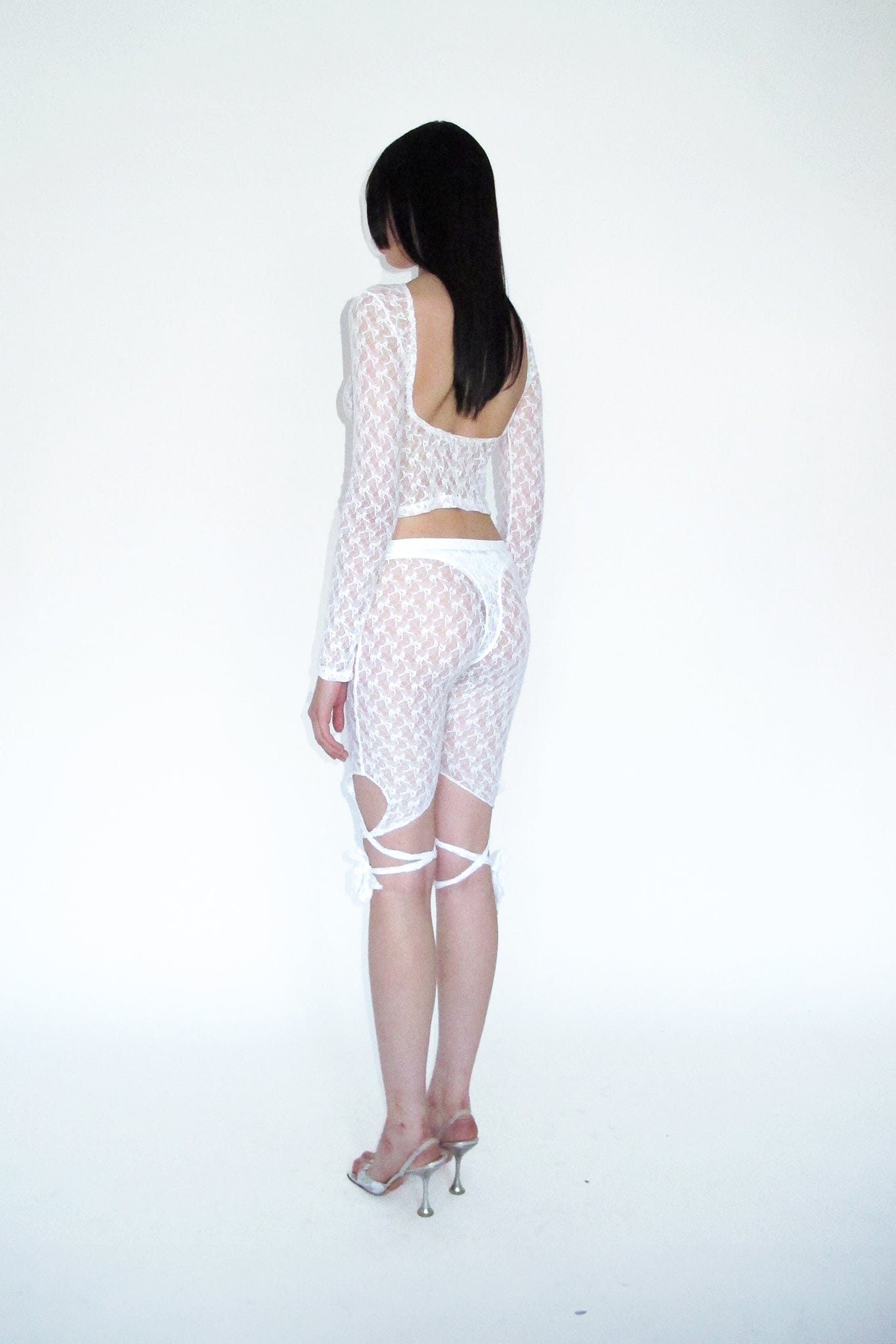 bow lace longsleeve-Clara Colette Miramon-APOC STORE