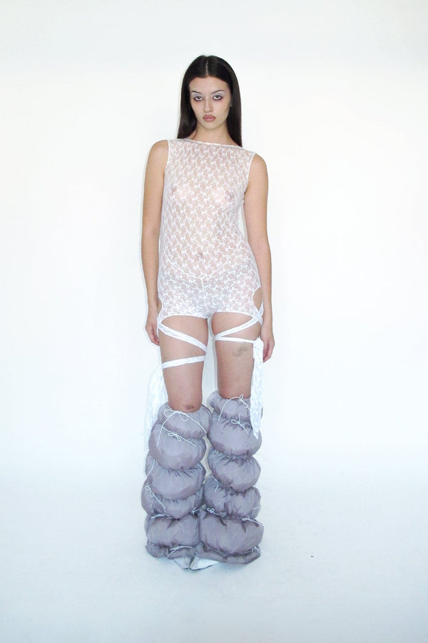 Bow lace romper-Clara Colette Miramon-APOC STORE