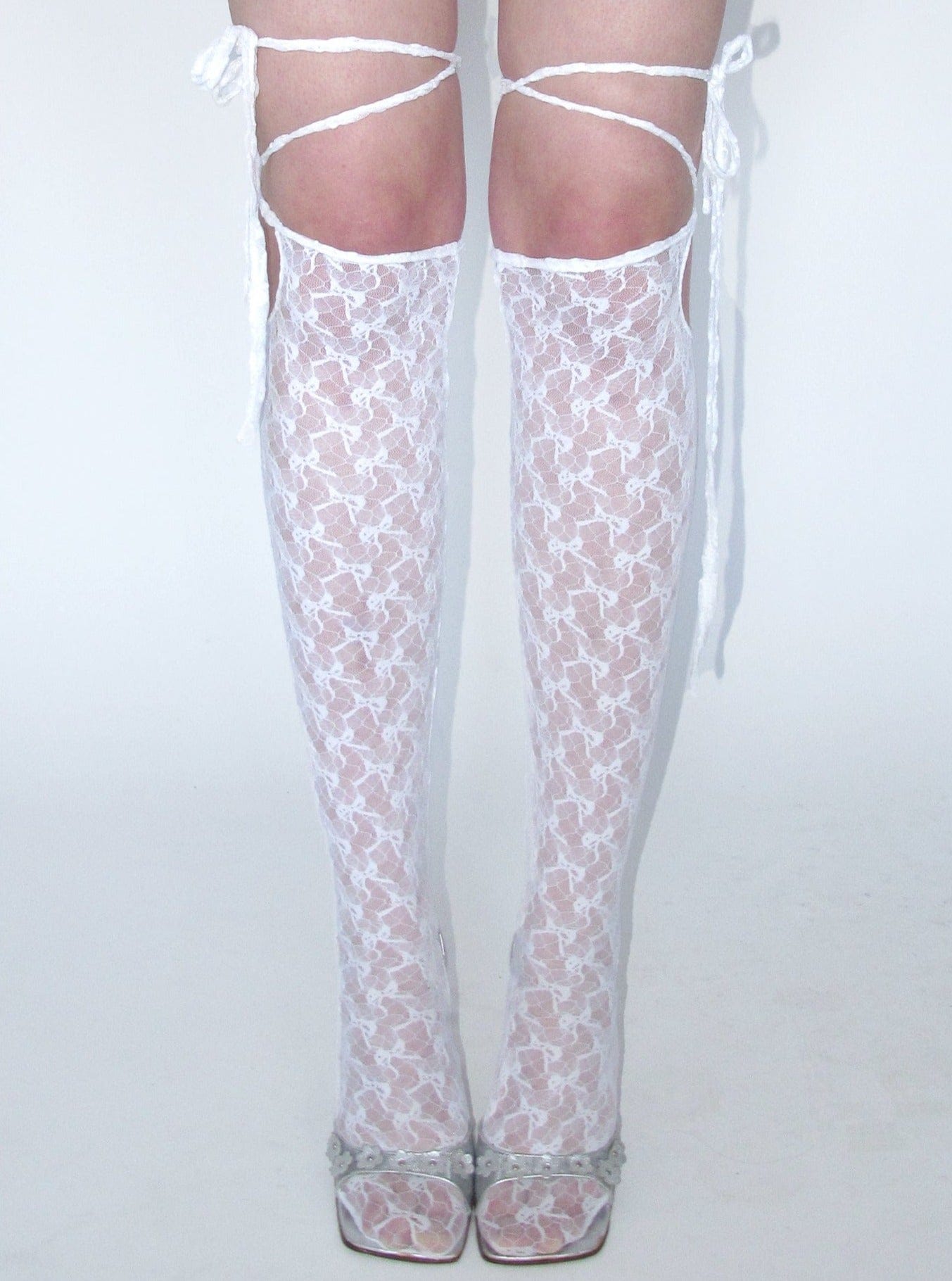 Bow lace socks-Clara Colette Miramon-APOC STORE