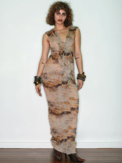 Plisse Dress-Jules Bramley-APOC STORE