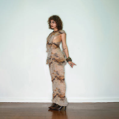 Plisse Dress-Jules Bramley-APOC STORE