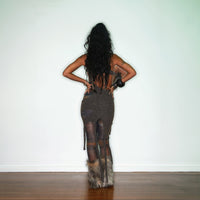 One-strap Melting Wool Dress-Jules Bramley-APOC STORE