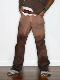Panelled Dark Wash Pants-Jules Bramley-APOC STORE