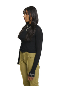 Angel Wool Top - Black-Karlaidlaw-APOC STORE