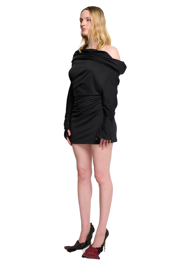 Lulu Dress - Black-Karlaidlaw-APOC STORE