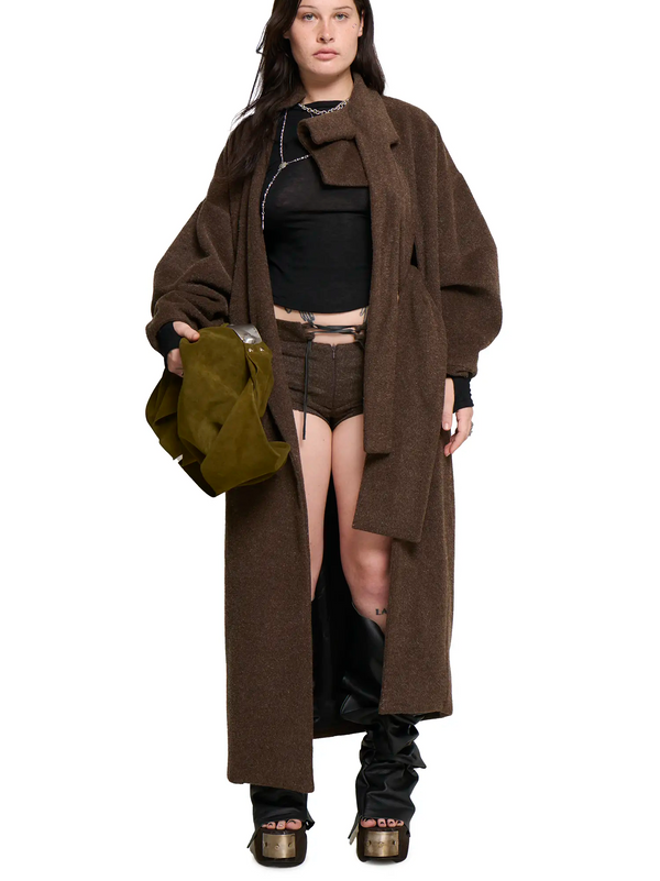 Manola Coat - Brown (Blend)-Karlaidlaw-APOC STORE