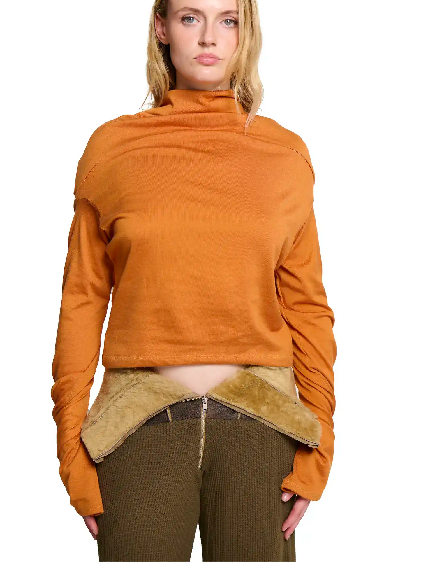 Lulu Long Sleeve - Orange-Karlaidlaw-APOC STORE