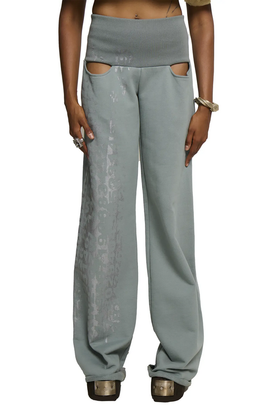 Karlaidlaw Grey Straight Leg Spider Pants – APOC STORE