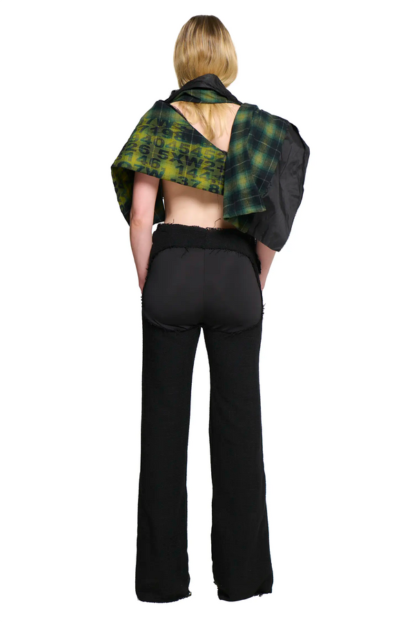 Phoebe Tweed Suit Pant - Black-Karlaidlaw-APOC STORE