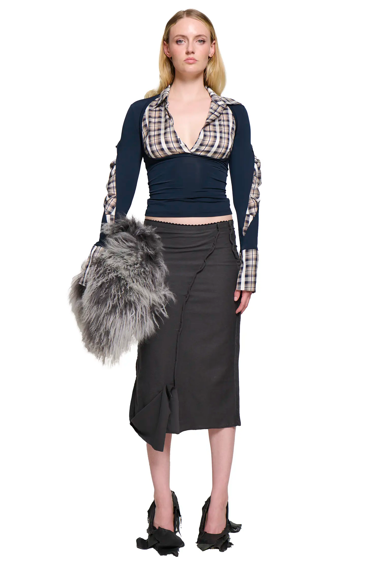 Annas Shirt - Plaid-Karlaidlaw-APOC STORE