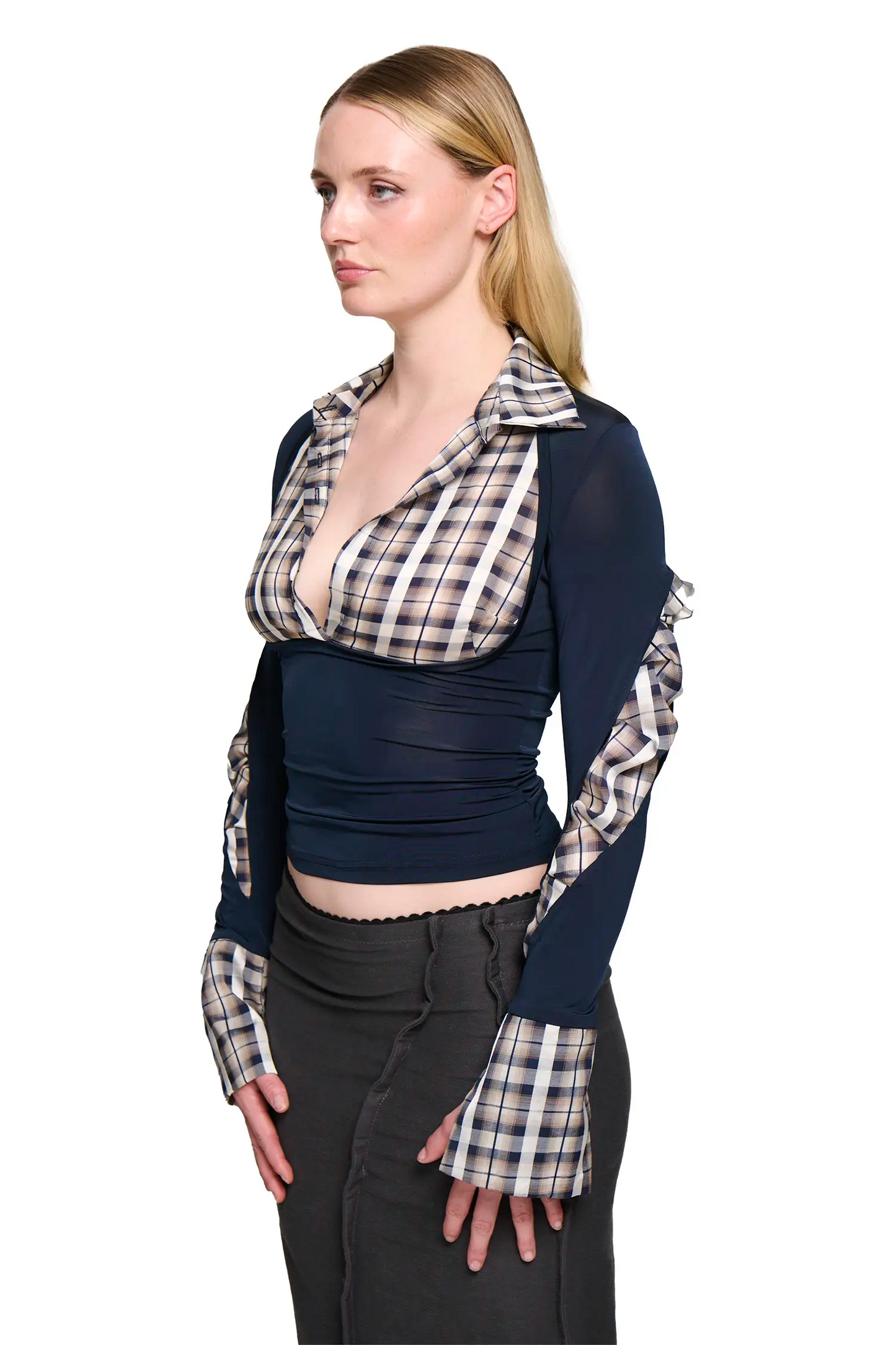 Annas Shirt - Plaid-Karlaidlaw-APOC STORE