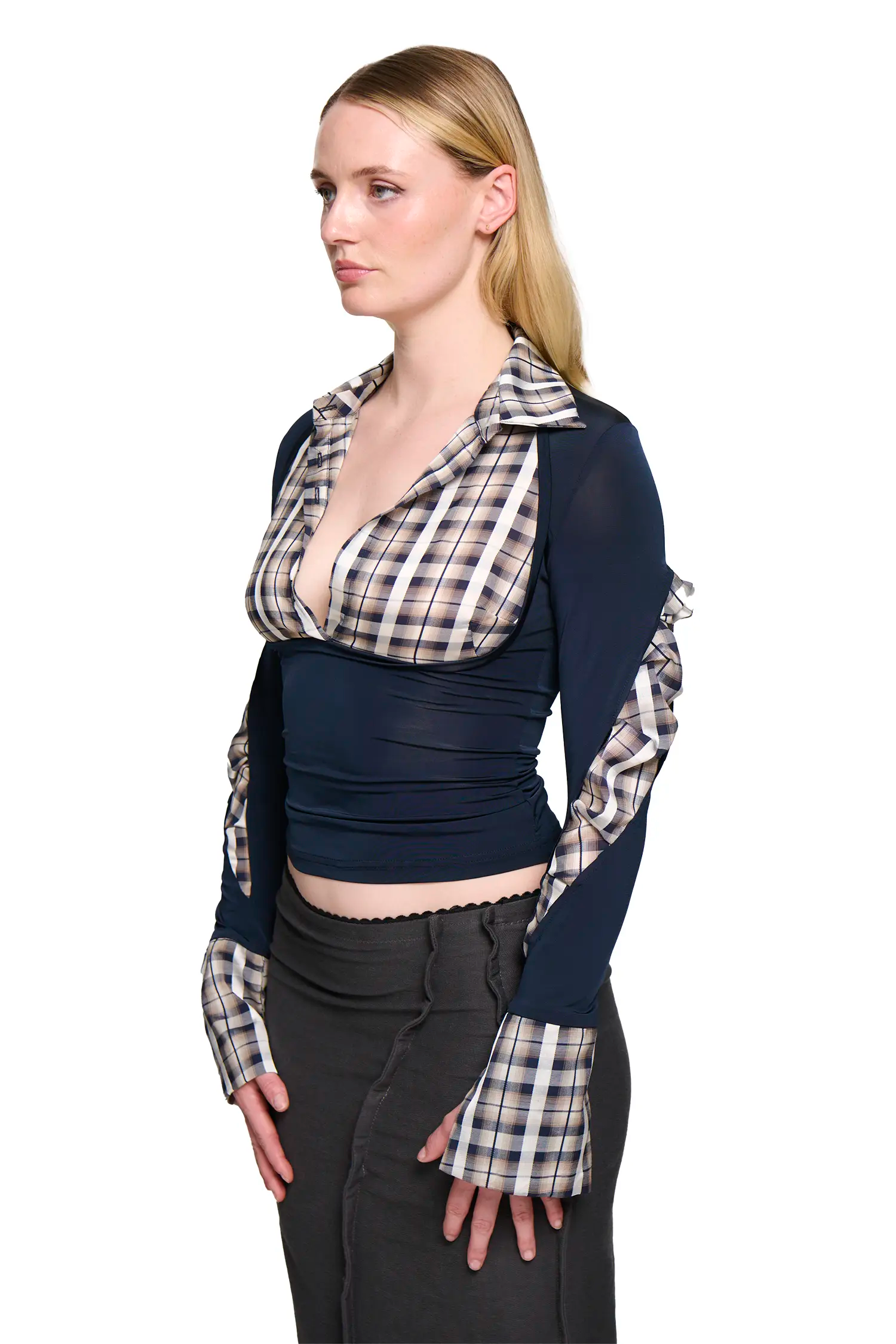 Annas Shirt - Plaid-Karlaidlaw-APOC STORE
