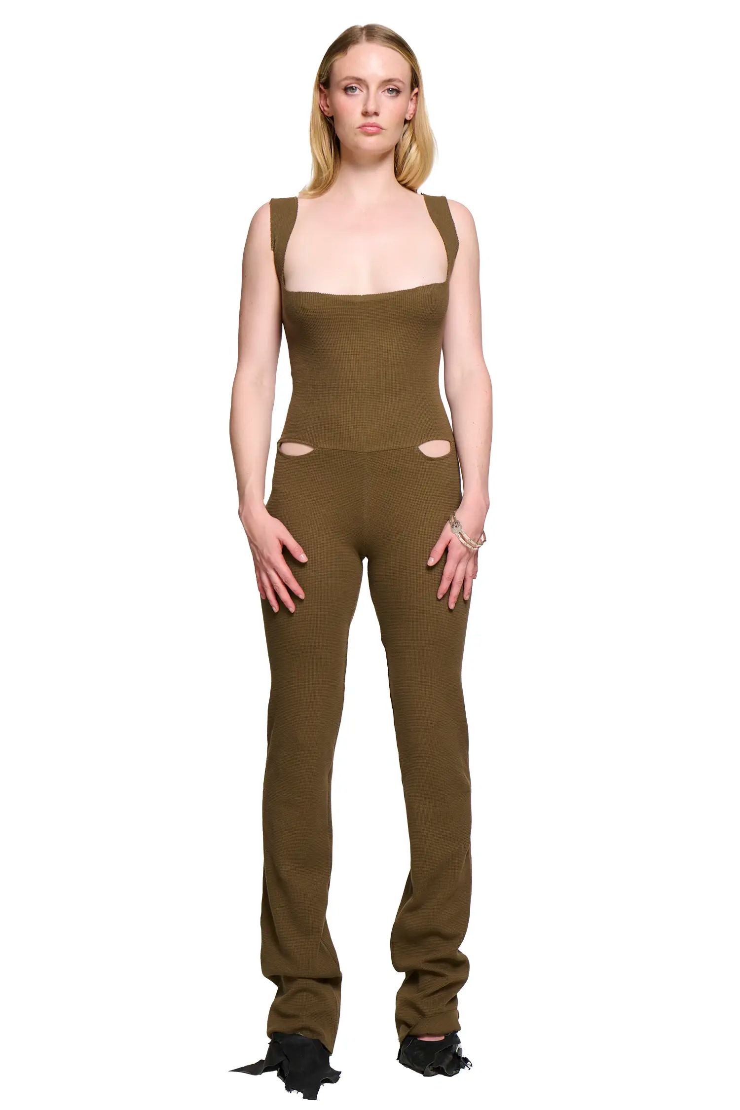 Cat-Suit - Khaki-Karlaidlaw-APOC STORE