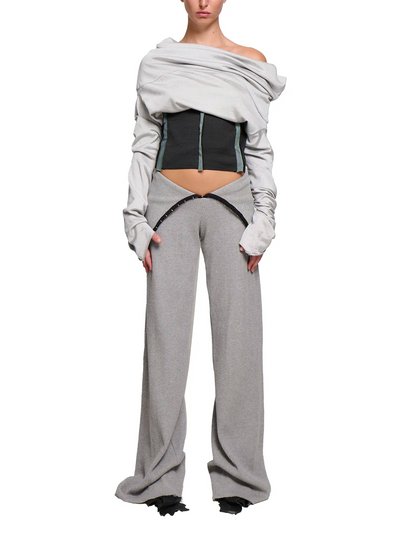 Waffle Jester Pant - Grey Marle-Karlaidlaw-APOC STORE