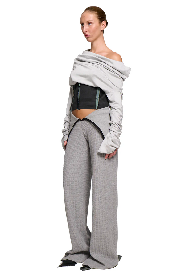 Waffle Jester Pant - Grey Marle-Karlaidlaw-APOC STORE