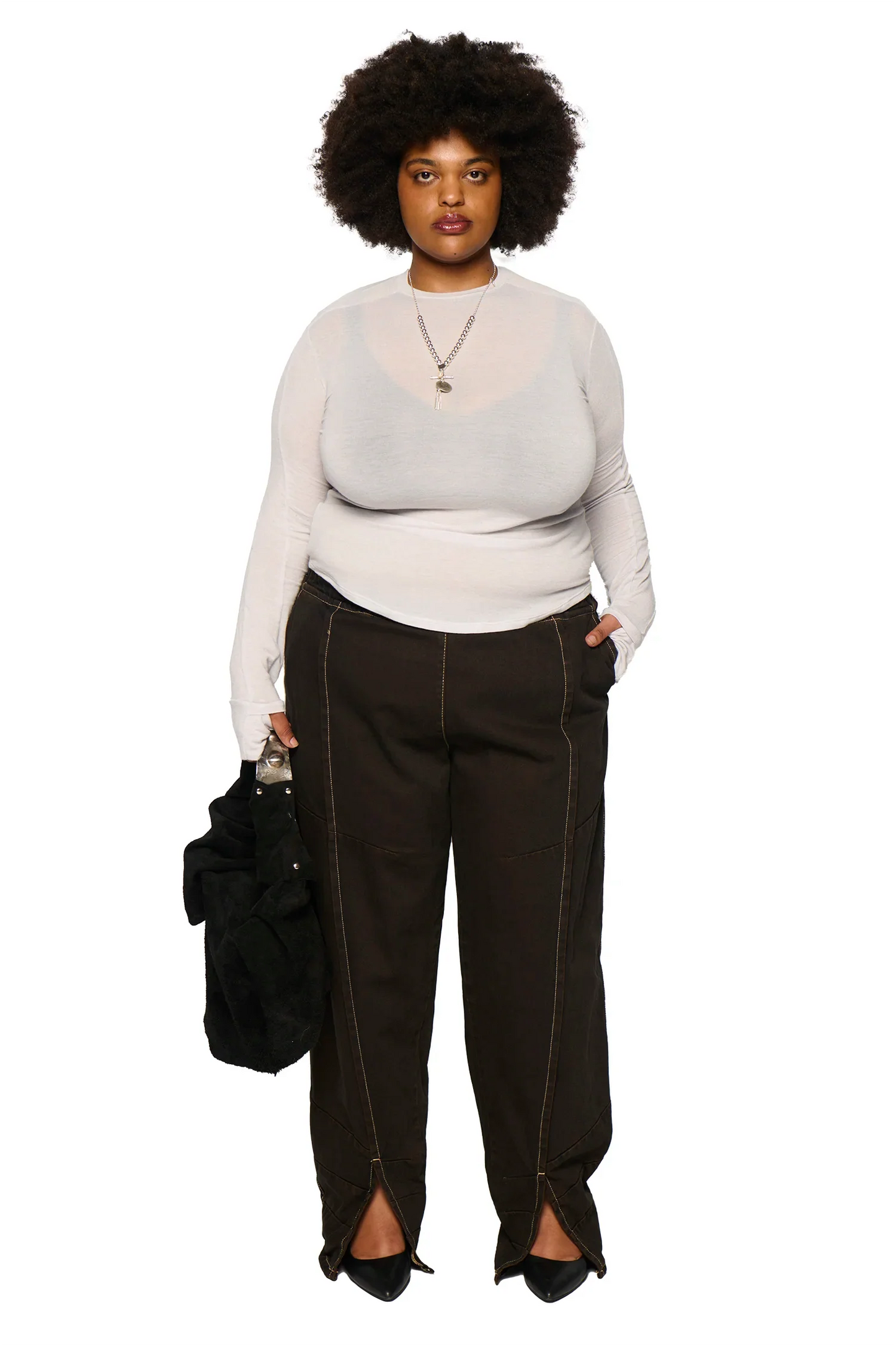 Baggy Spider Denim - Overdye Brown-Karlaidlaw-APOC STORE